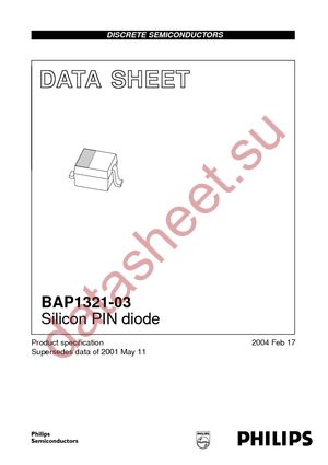 BAP1321-03 T/R datasheet  